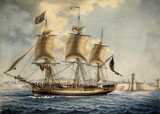 Ship Alfred of Salem von Nicolas Cammillieri