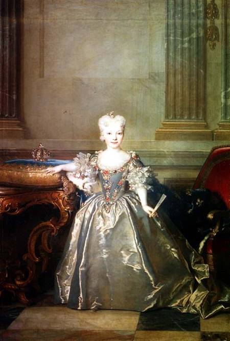 Infanta Maria Anna Victoria de Bourbon von Nicolas de Largilliere