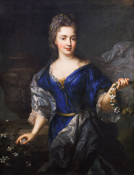 Marie-Anne de Bourbon (1666-1739) Princess of Conti von Nicolas de Largilliere