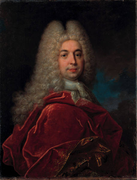 N.de Largilliere, Portraet eines Mannes von Nicolas de Largilliere