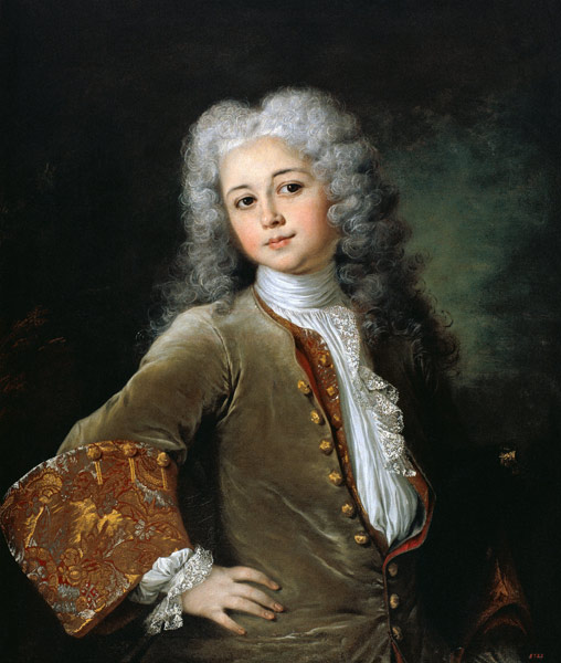 Porträt eines jungen Mannes mit Perücke von Nicolas de Largillière