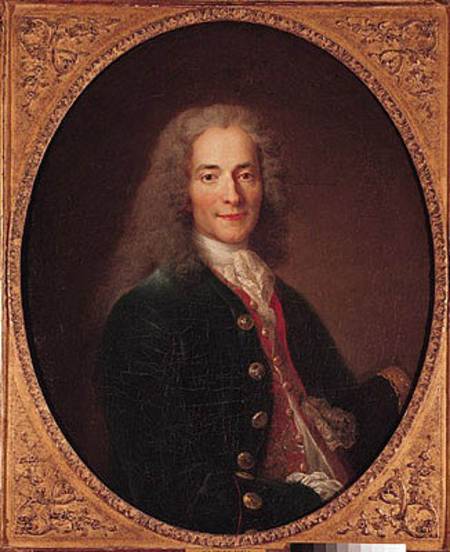 Portrait of Voltaire (1694-1778) von Nicolas de Largilliere