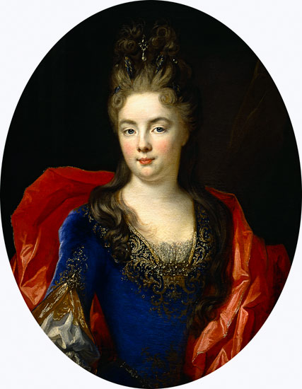 Bildnis der Prinzessin de Rohan, Anne-Genevieve of Levis-Ventadour von Nicolas de Largilliere