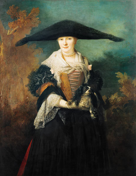 La Belle Strasbourgeoise, possibly the nuptial portrait of the artist's sister Marie-Elizabeth von Nicolas de Largilliere