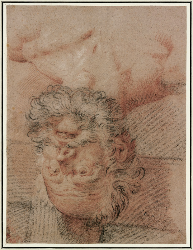 Kopf des Petrus aus Rubens Kreuzigung Petri von Nicolas Guibal