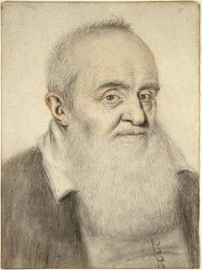 Head of a Bearded Man von Nicolas Lagneau or Lanneau