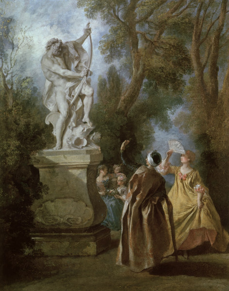 N.Lancret, Der Perser und die Statue von Nicolas Lancret