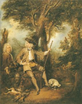 Ein Jäger und sein Diener 1737-40