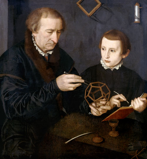 Johann I Neudorfer and his Son von Nicolas Neufchatel