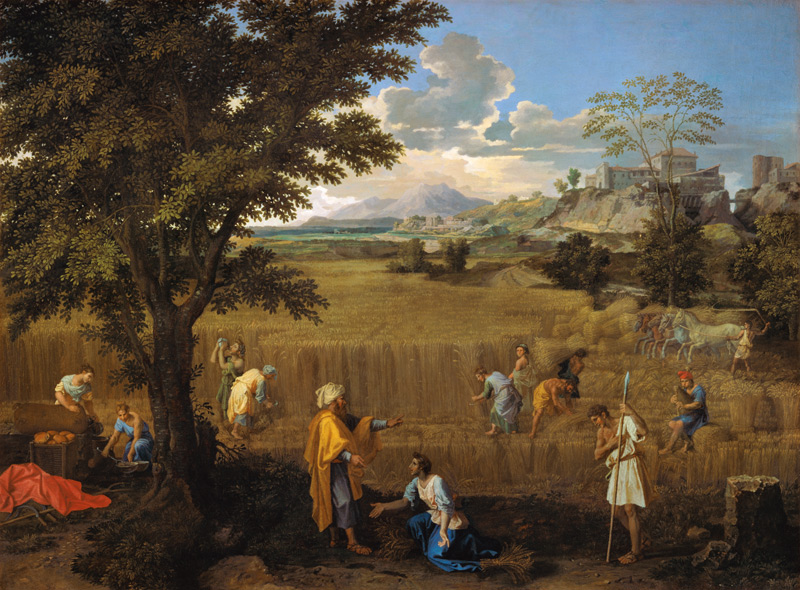 Der Sommer (oder: Ruth und Boos) von Nicolas Poussin