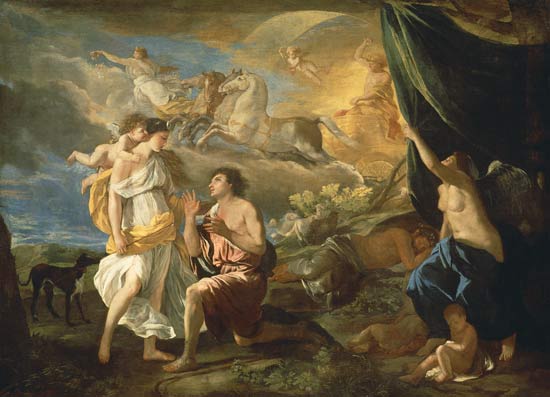 Diana und Endymion von Nicolas Poussin