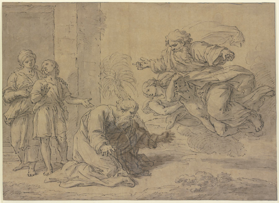 Gottvater erscheint Noah von Nicolas Poussin