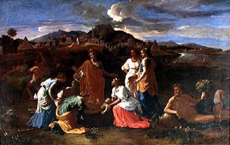 Moses Rescued from the Water von Nicolas Poussin