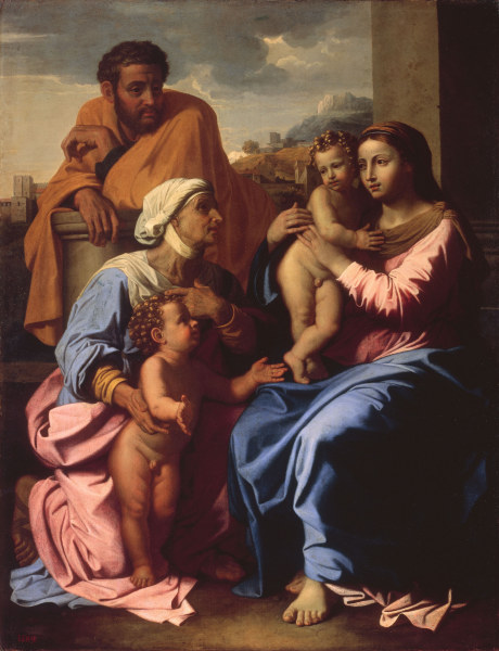 N.Poussin, Heilige Familie von Nicolas Poussin