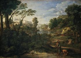 Landschaft mit Diogenes 1648