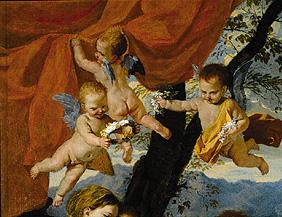 Gruppe von Engeln Ausschnitt aus Die heilige Familie Um 1635/37