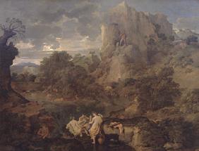 Landschaft mit Herkules und Cacus  Um 1660