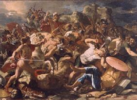 Der Sieg des Joshua über die Amoriter  1625/1626