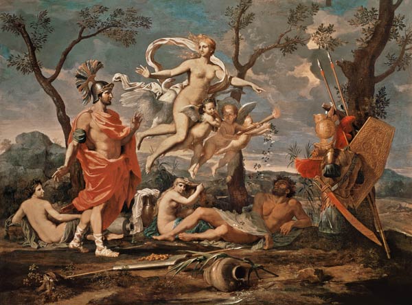 Venus Arming Aeneas von Nicolas Poussin