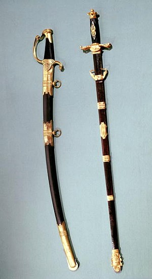 Commemorative sword given Napoleon Bonaparte for helping him with his successful coup d''etat at Sai von Nicolas Noel Boutet