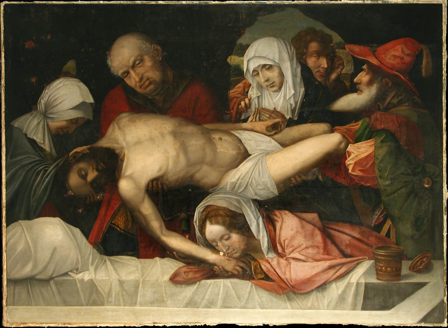 Grablegung Christi von Niederländischer Meister um 1525