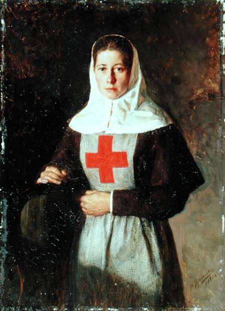 A Nurse von Nikolai Aleksandrovich Yaroshenko