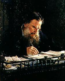 Bildnis L.N.Tolstoi. 1884