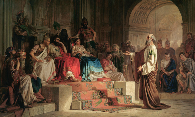Trial of the Apostle Paul von Nikolai K. Bodarevski