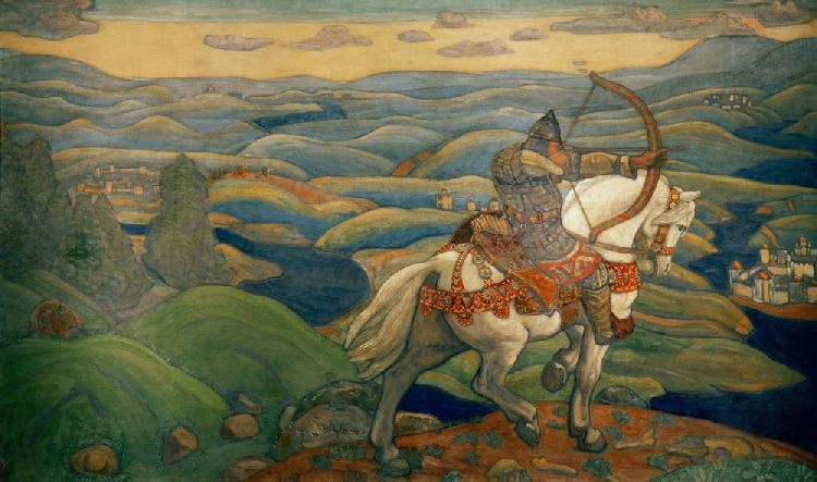 Ilja Muromez von Nikolai Konstantinow Roerich