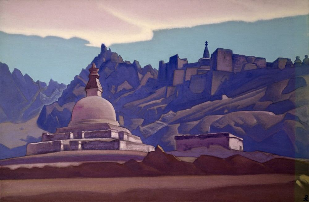 Grabhügel, Ladakh von Nikolai Konstantinow Roerich