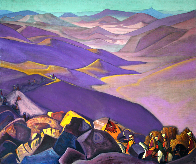 Mongolei. Heerfahrt Dschingis Khans von Nikolai Konstantinow Roerich