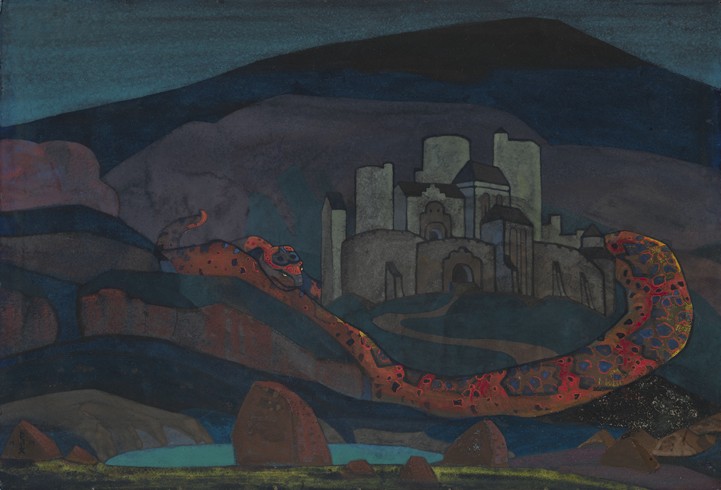 Die verlorene Stadt von Nikolai Konstantinow Roerich