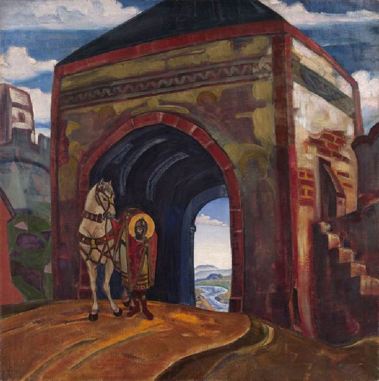 Heiliger Mercurius von Smolensk von Nikolai Konstantinow Roerich