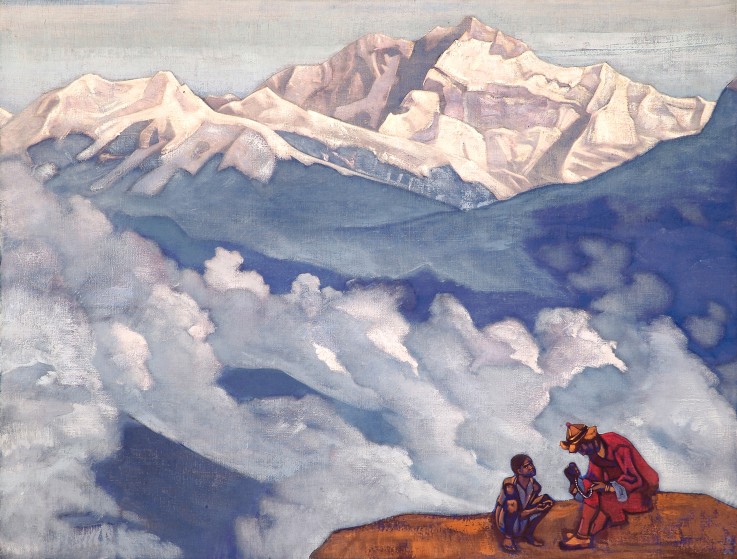 Perle des Suchens (Aus dem Zyklus "Sein Land") von Nikolai Konstantinow Roerich