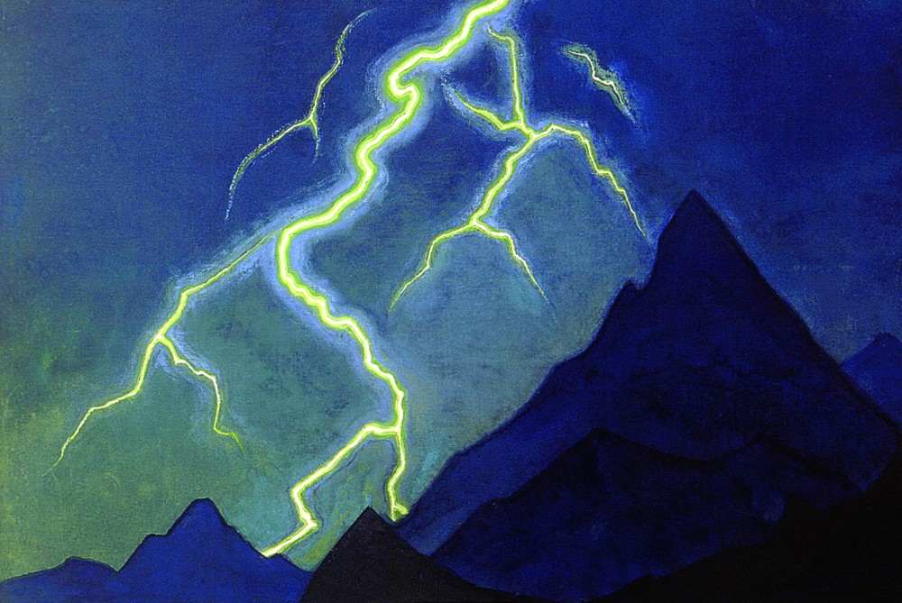 Ruf des Himmels, Blitz von Nikolai Konstantinow Roerich