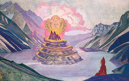 Nagarjuna, der Sieger über die Schlange 1925