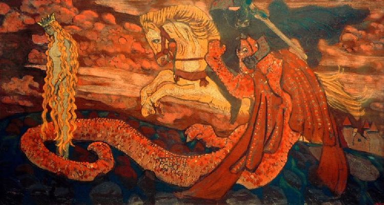 Zmiewna (Die Tochter des Drachen) von Nikolai Konstantinow Roerich
