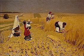 Getreideernte in der Ukraine 1896