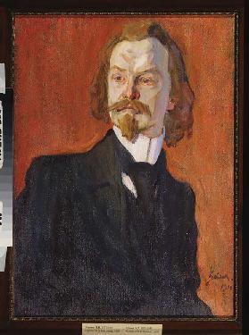 Porträt des Dichters Konstantin Balmont (1867-1942) 1909