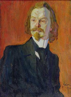 Porträt von Konstantin Balmont, 1909 1909