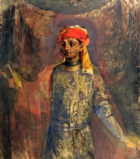 Portrait of Mikhail Kuzmin, 1911-12 von Nikolaj Nikolaevic Sapunov