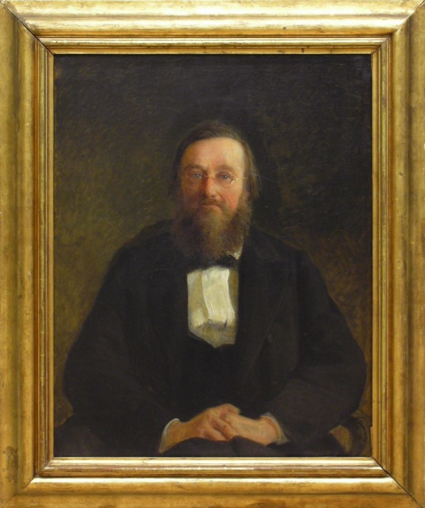 Porträt des Historikers Nikolai I. Kostomarow (1817-1885) von Nikolai Nikolajewitsch Ge