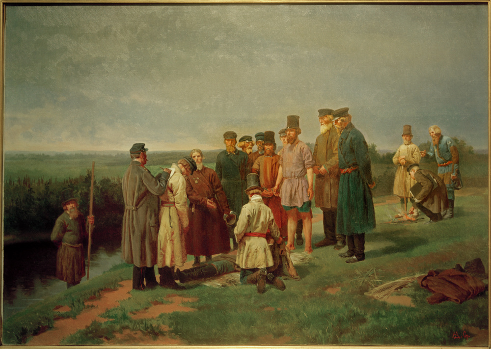 Visitierung eines Ertrunkenen von Nikolaj Dmitrijewitsch Dmitrijew-Orenburgski