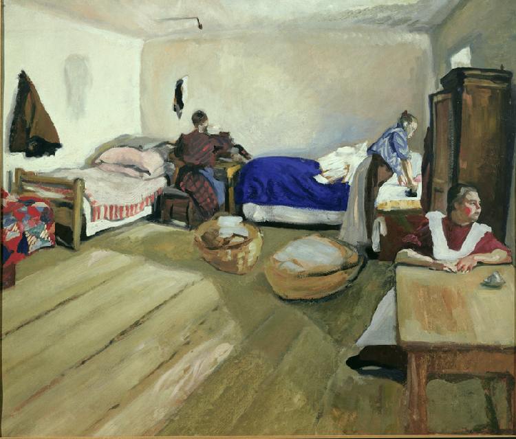 Das Dienstmädchenzimmer von Nina Jakowlewna Simonowitsch-Jefimowa