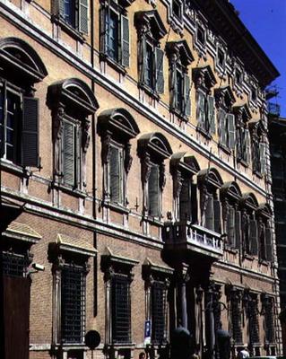 View of the facade, designed by Paolo Marucelli and based on a design by Cigoli (1559-1613) 1637-42 von 