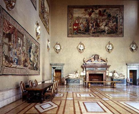 The 'Sala delle Fatiche d'Ercole' (Hall of the Labours of Hercules) designed by Antonio da Sangallo von 