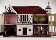 'The Edwardian Villa', a mock-Tudor style dollshouse, view of the interior, English, c.1905 (mixed m 18th
