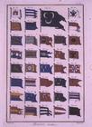 Maritime Flags, from the Diderot Encyclopaedia, 18th century (coloured engraving) (see also 61018-19 1821