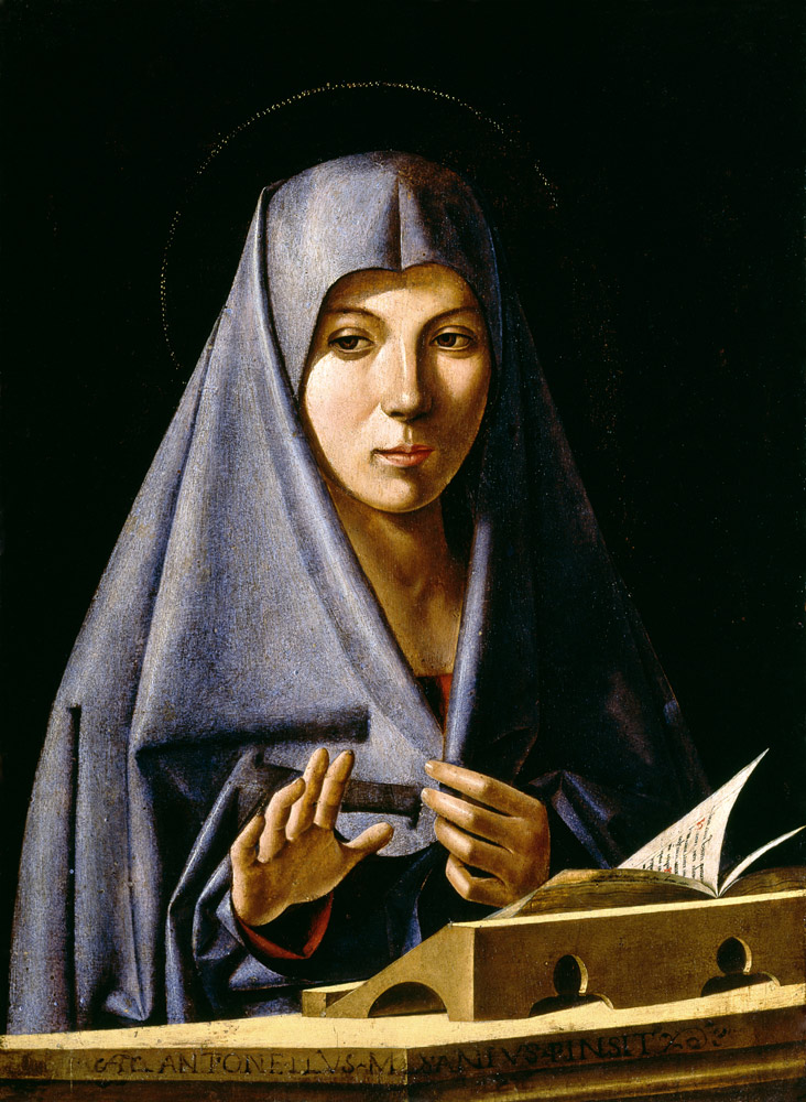 Antonello da Saliba, Maria der Verkuend. von 