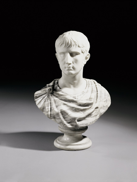 An Italian White And Breche Marble Bust Of Julius Caesar, Second Half 19th Century von 